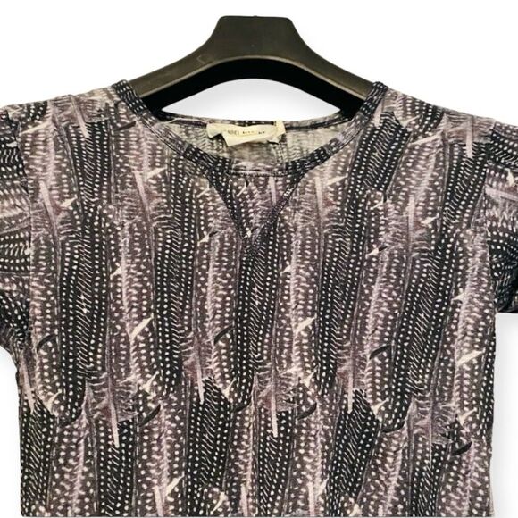 Isabel Marant for H&M Feather Print Linen Top Size 2 - Picture 4 of 8